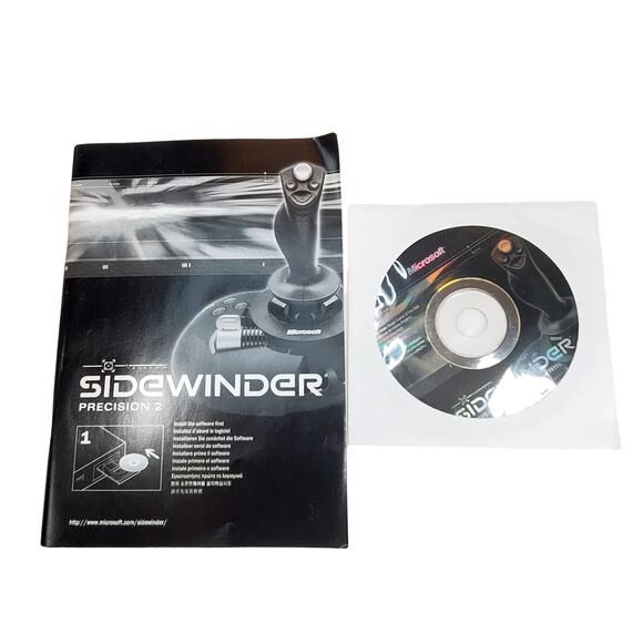 Microsoft Sidewinder Precision 2 Joystick PC Controller with Original Box Manual - Picture 10 of 15